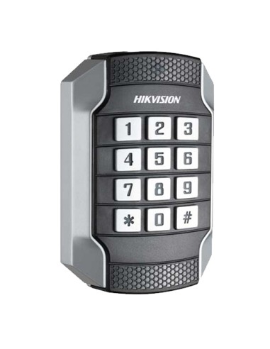 Lector de proximidad antivandálico Mifare® con teclado Hikvision