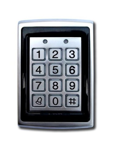 Control de Accesos Antivandálico para Exterior. Código + Tarjeta Proximidad 125 