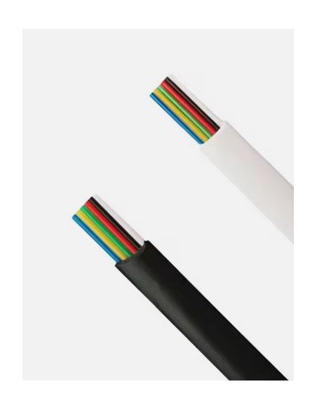 CABLE PLANO  8v  NEGRO