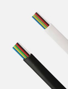 CABLE PLANO  6v  MARFIL