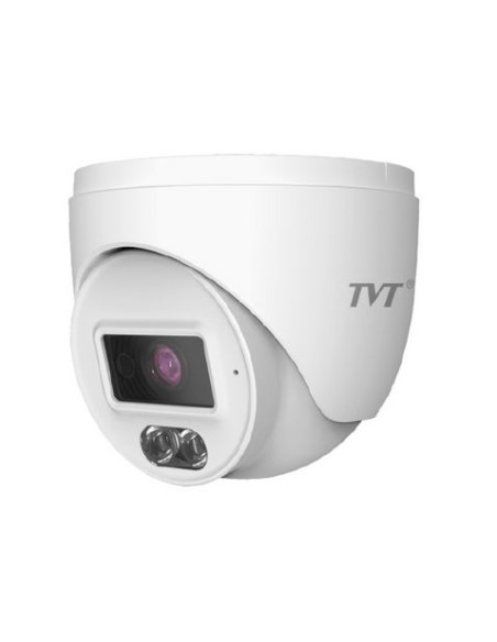 Cámara IP Turret 4MP 2.8mm IP67 Iluminación dual Luz Blanca IR 20m Micrófono. PV