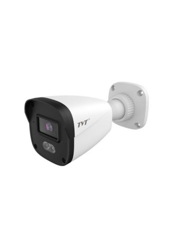 Cámara IP Bullet 2MP 2.8mm IP67 Iluminación dual Luz Blanca IR 20m Micrófono