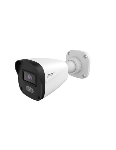 Cámara IP Bullet 2MP 2.8mm IP67 Iluminación dual Luz Blanca IR 20m Micrófono