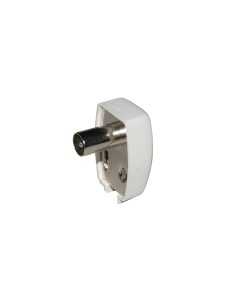 CONECTOR MACHO TV ACODADO 9,5mm.