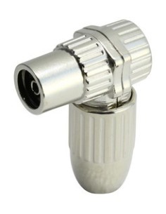 CONECT.H.TV ACODADO BLINDADO METALICO