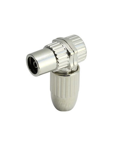 CONECT.H.TV ACODADO BLINDADO METALICO